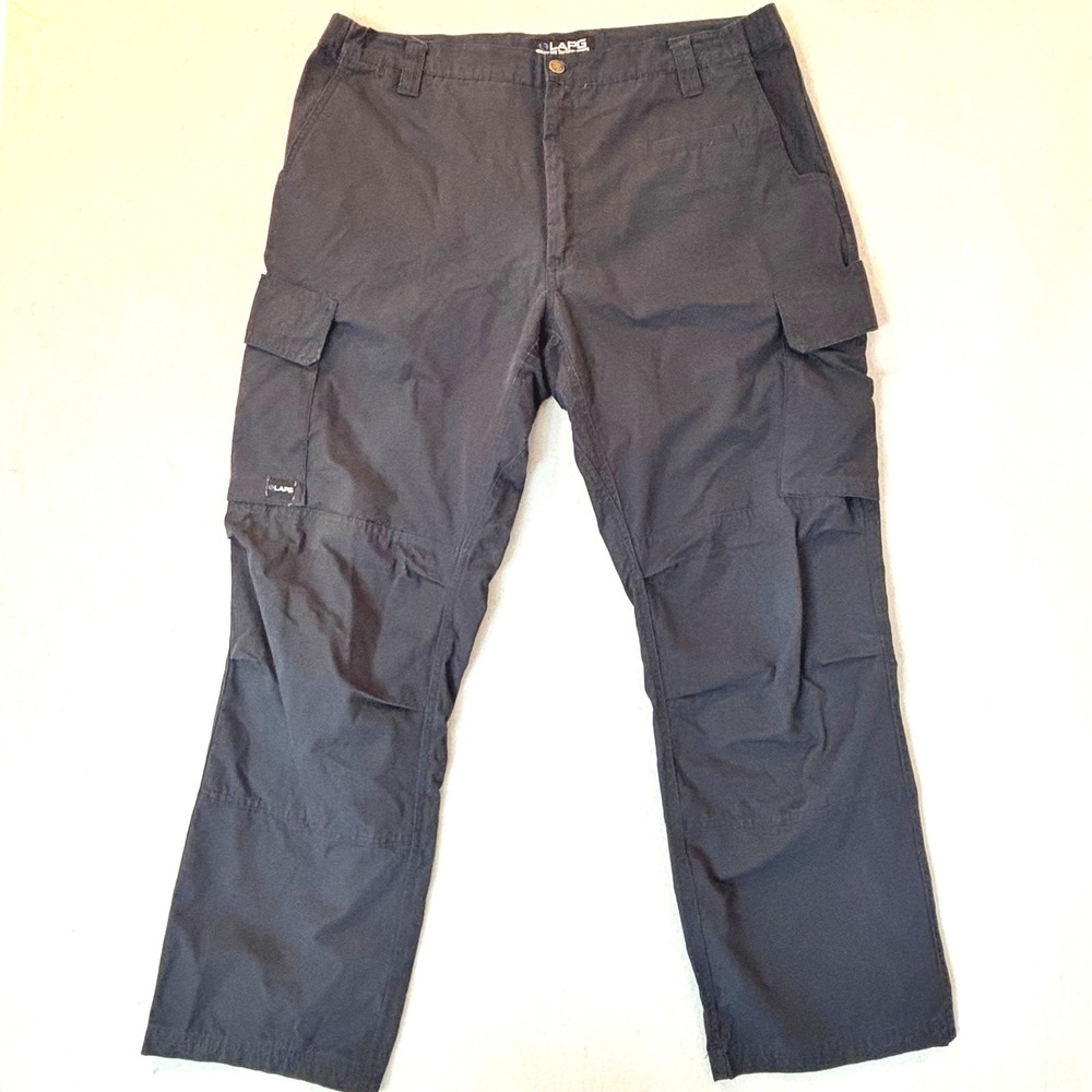 LA Police Gear Urban Ops Tactical Pants Navy Blue Ripstop Cargo Mens 40x32